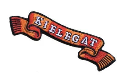 Strijkembleem Kielegat Sjaal.