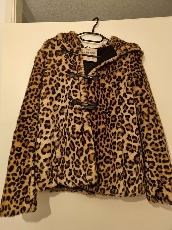 Carnavals bontjas, Luipaardprint, Maat M/L